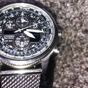 Navihawk UTC Eco-Drive Chronograph Men's Watch